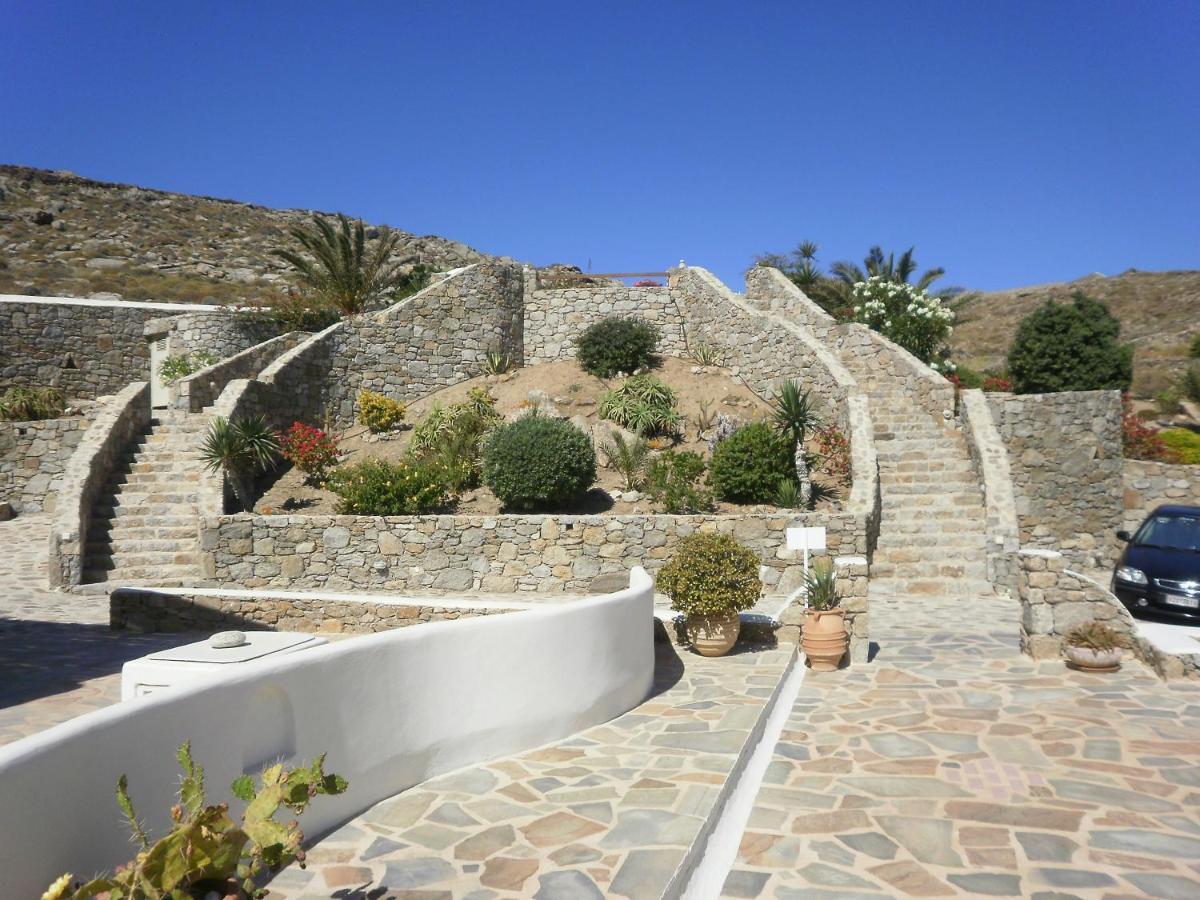 Yalos Mykonos Ornos Pouli Private Apartments W Shared Swimming Pool Mykonos Town エクステリア 写真