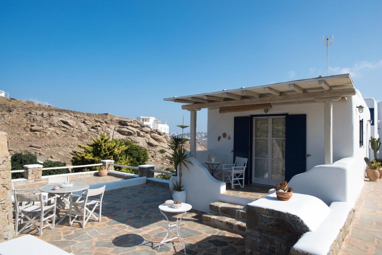 Yalos Mykonos Ornos Pouli Private Apartments W Shared Swimming Pool Mykonos Town エクステリア 写真