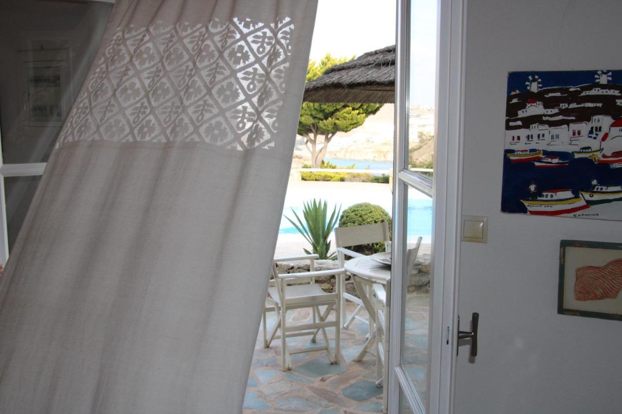 Yalos Mykonos Ornos Pouli Private Apartments W Shared Swimming Pool Mykonos Town エクステリア 写真
