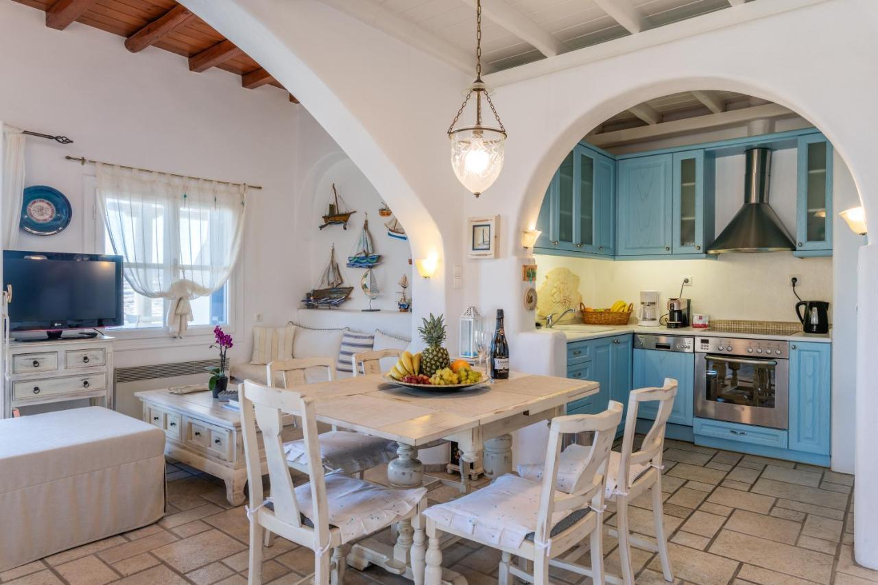 Yalos Mykonos Ornos Pouli Private Apartments W Shared Swimming Pool Mykonos Town エクステリア 写真