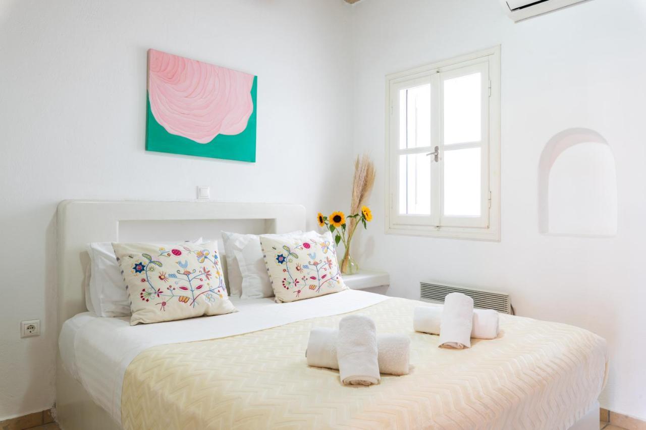 Yalos Mykonos Ornos Pouli Private Apartments W Shared Swimming Pool Mykonos Town エクステリア 写真