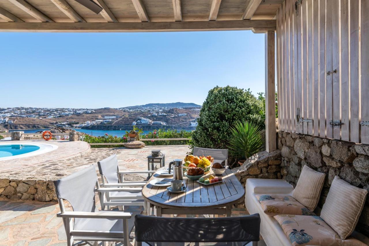 Yalos Mykonos Ornos Pouli Private Apartments W Shared Swimming Pool Mykonos Town エクステリア 写真