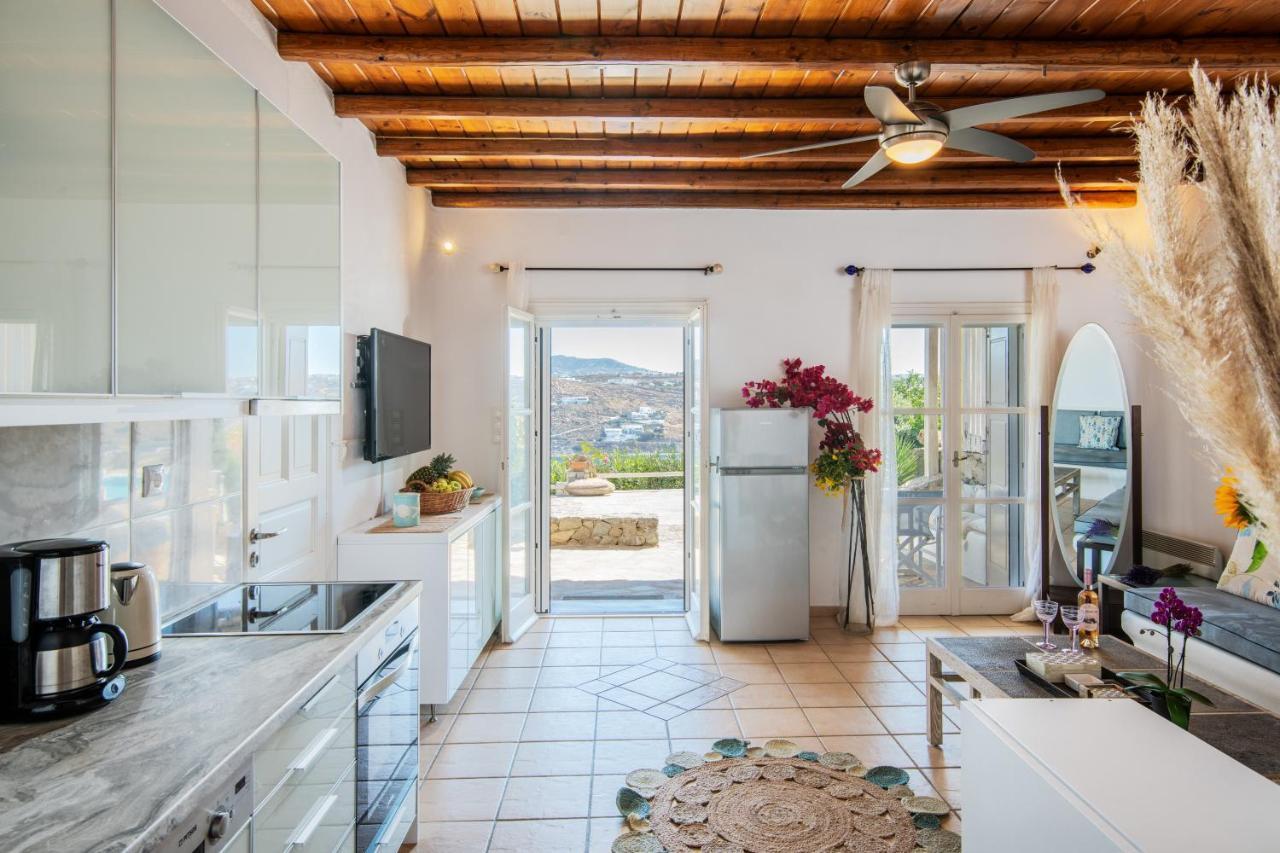 Yalos Mykonos Ornos Pouli Private Apartments W Shared Swimming Pool Mykonos Town エクステリア 写真