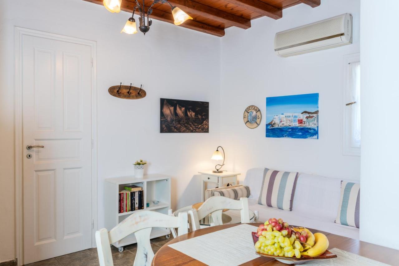 Yalos Mykonos Ornos Pouli Private Apartments W Shared Swimming Pool Mykonos Town エクステリア 写真