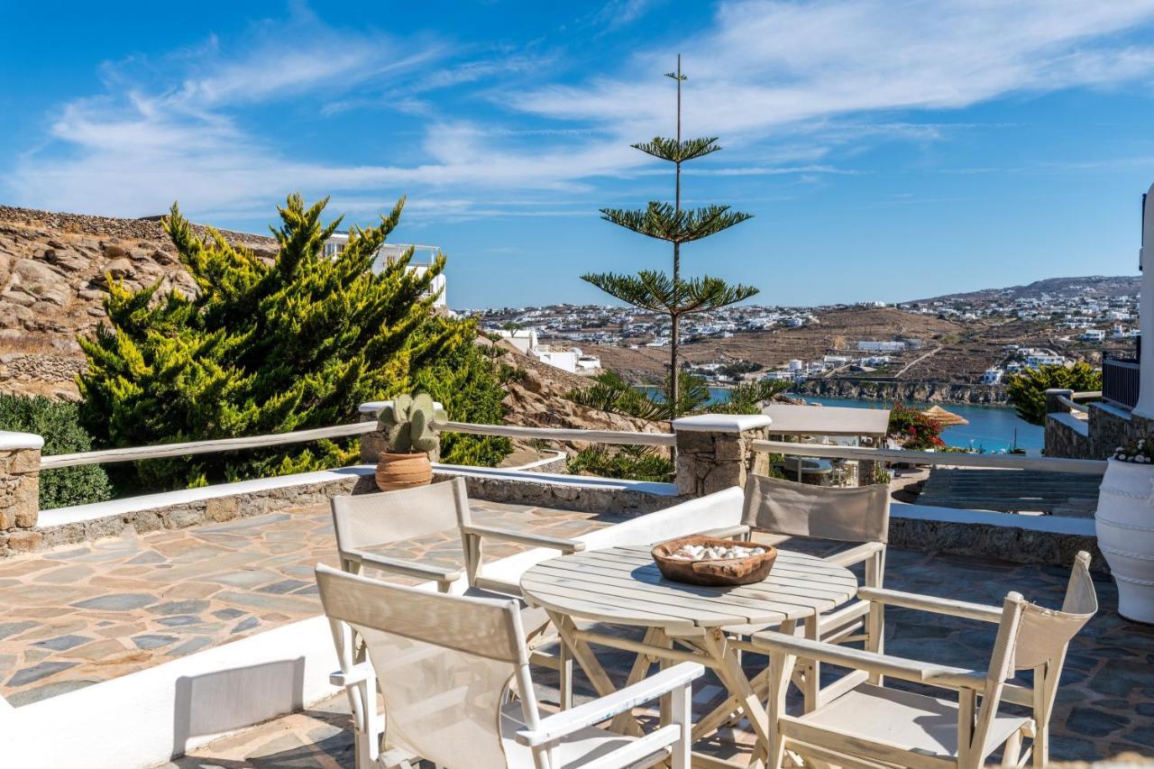 Yalos Mykonos Ornos Pouli Private Apartments W Shared Swimming Pool Mykonos Town エクステリア 写真