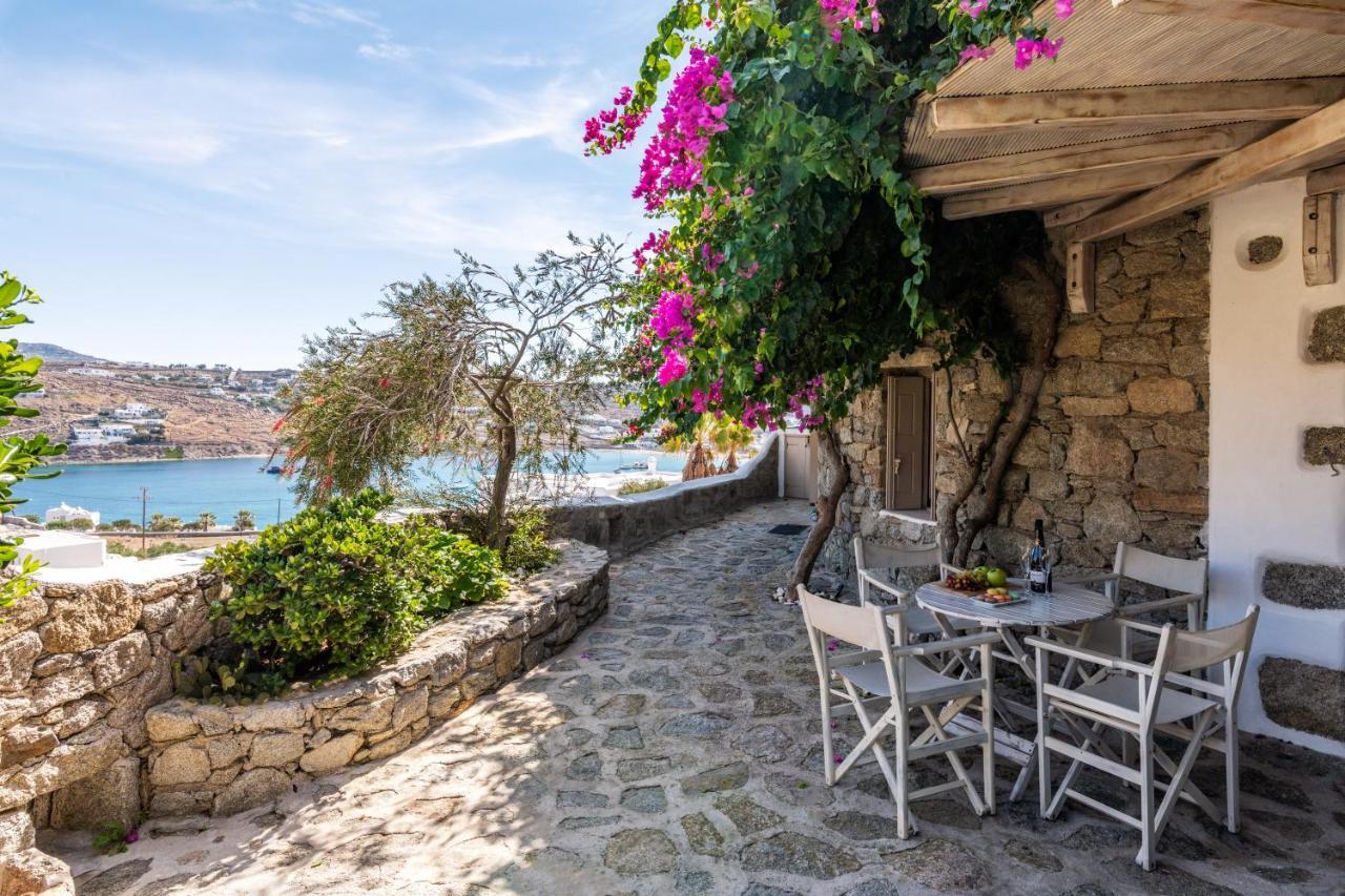 Yalos Mykonos Ornos Pouli Private Apartments W Shared Swimming Pool Mykonos Town エクステリア 写真